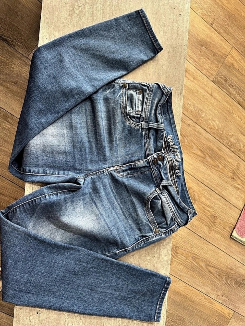 WallFlower Luscious Curvy Bootcut Jeans in Blue